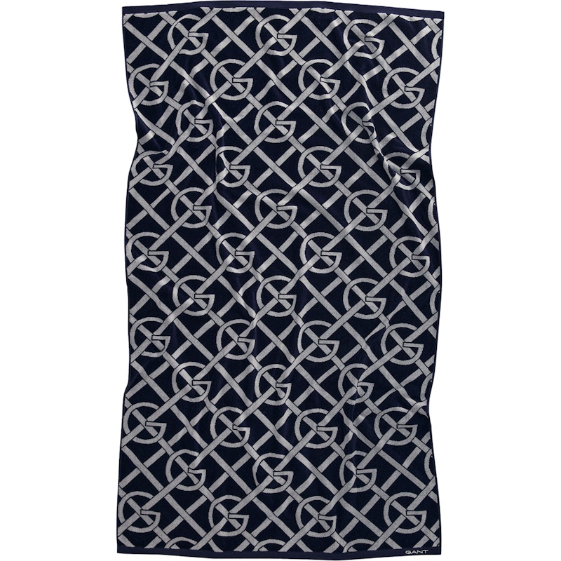 G-Pattern Stranddoek 100x180 cm, Evening Blue