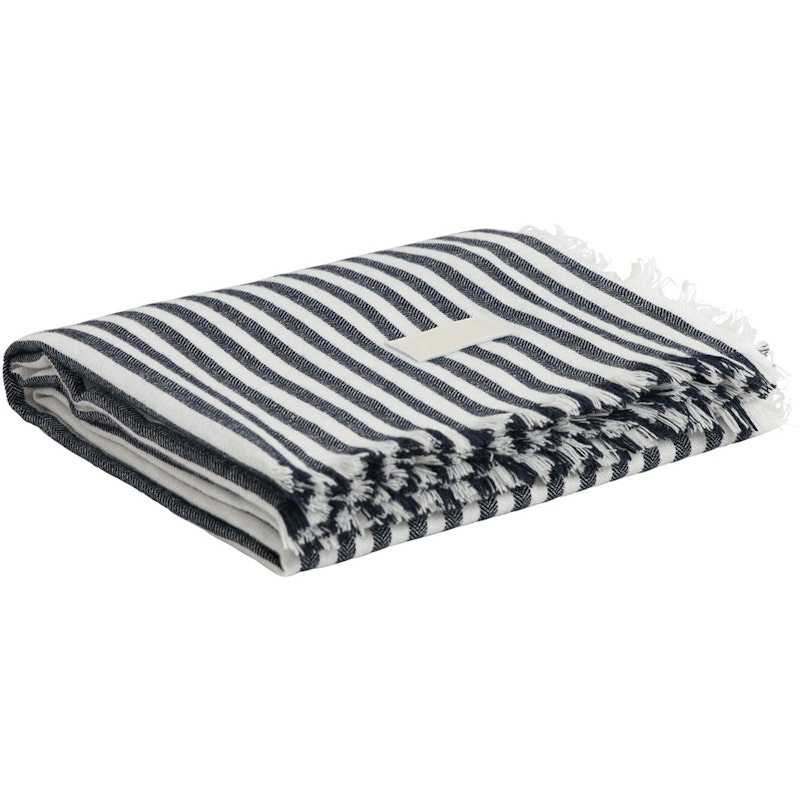 Light Stripe Plaid 130x180 cm, Avondblauw