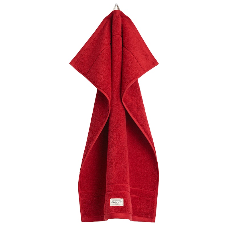 Premium Handdoek 50x70 cm, Donkerrood