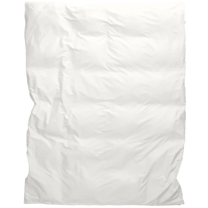 Sateen Stitch Dekbedovertrek 150x210 cm, Wit