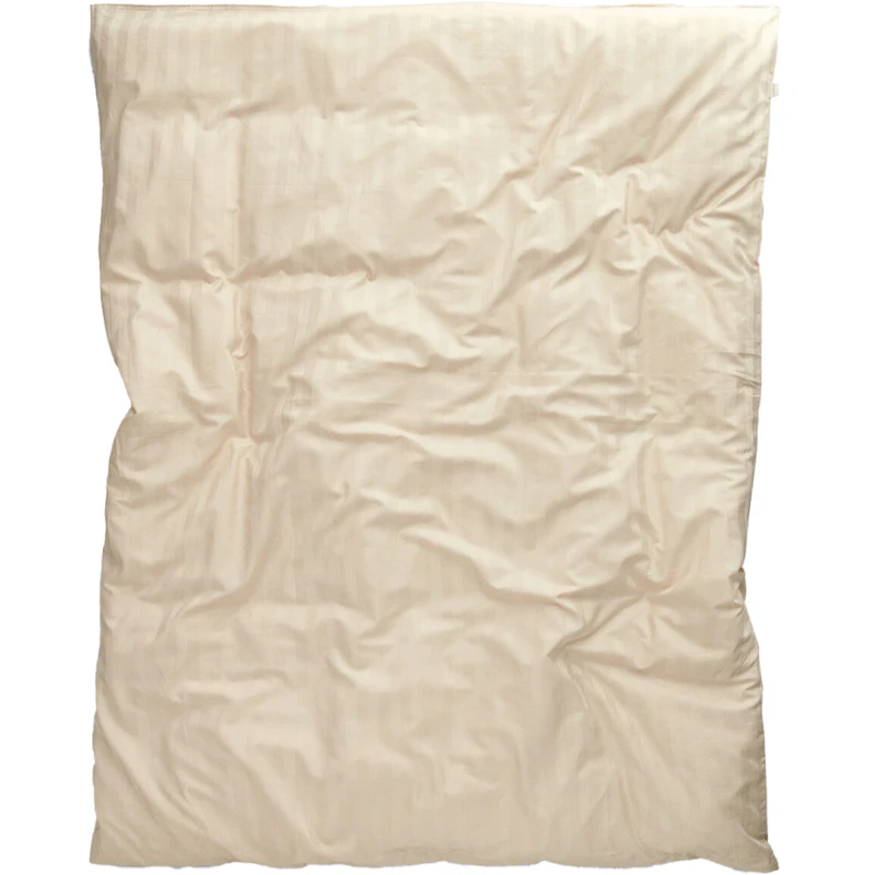 Sateen Stripes Dekbedovertrek 150x210 cm, Putty