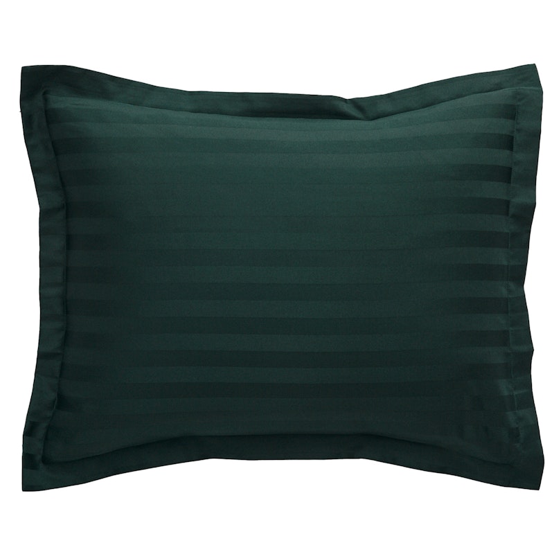 Sateen Stripe Kussensloop 50x60 cm, Tartan Green