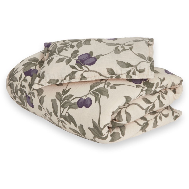 Plum Muslin Dekbedovertrekset, 100x130 + 35x55 cm