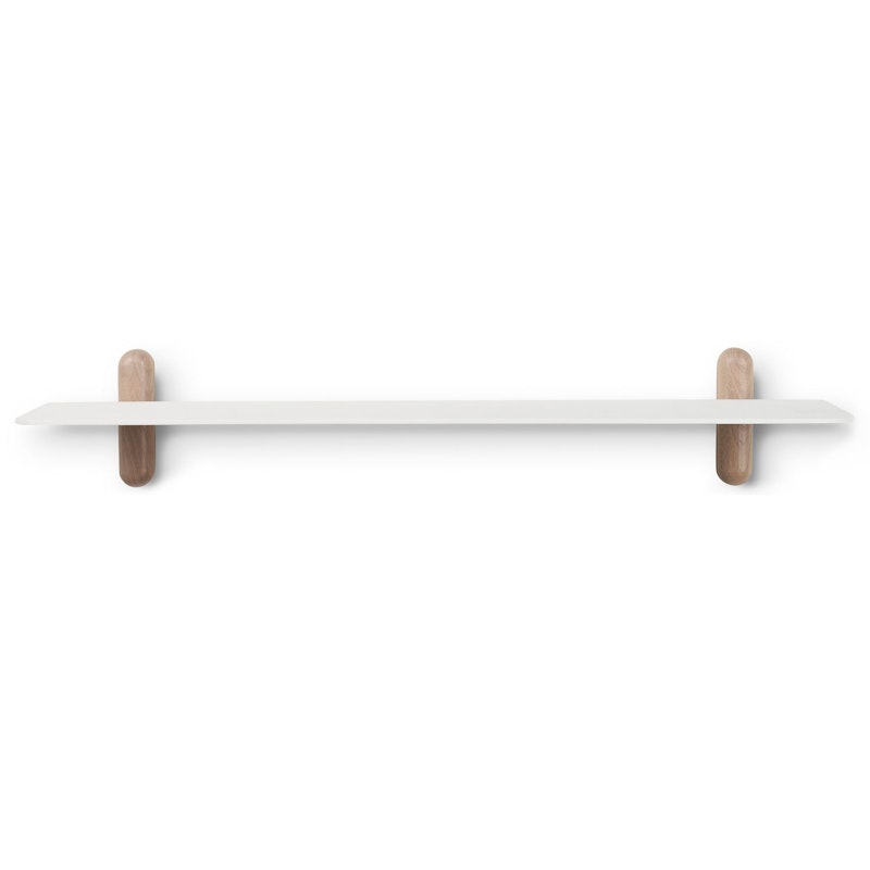 Nivo Wandplank G, Licht Eiken / Wit