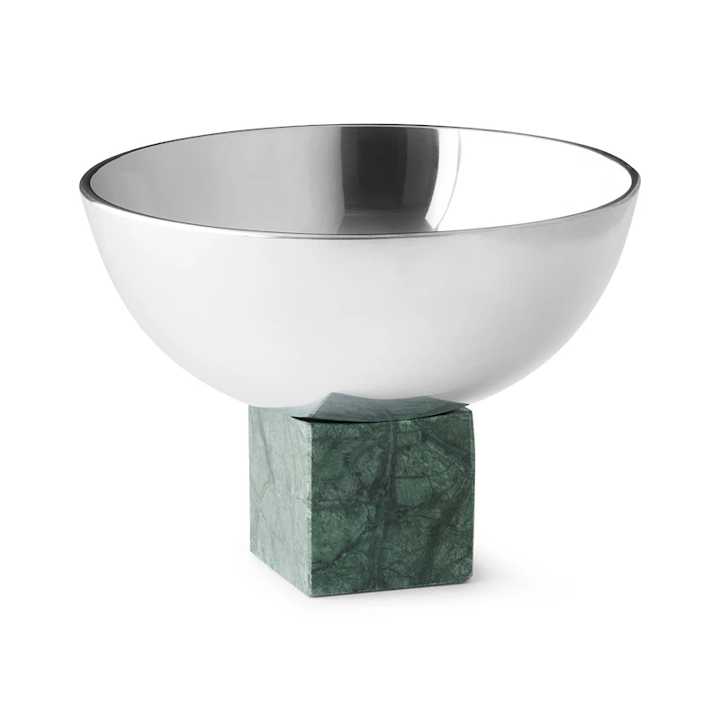 Sapoto Kom Ø14 cm, Groen/Zilver