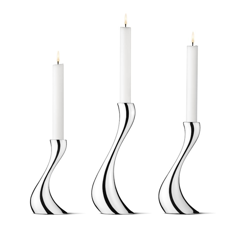 Cobra Candle Holders, Set 3 Pieces