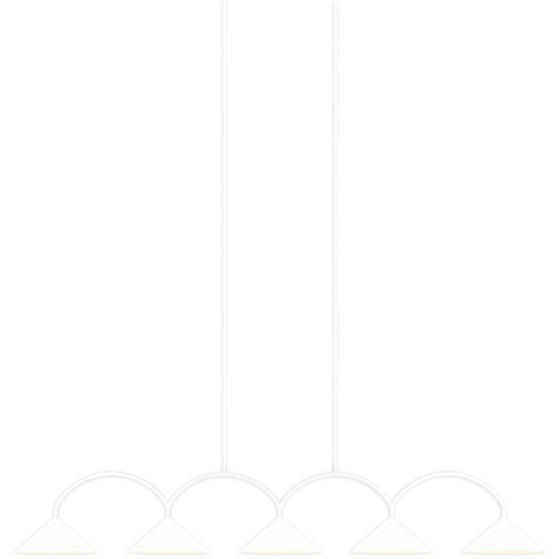 Curve 5 Hanglamp, Wit