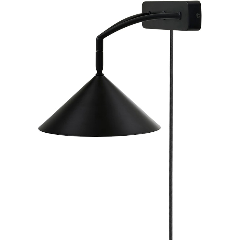 Curve Wandlamp, Zwart