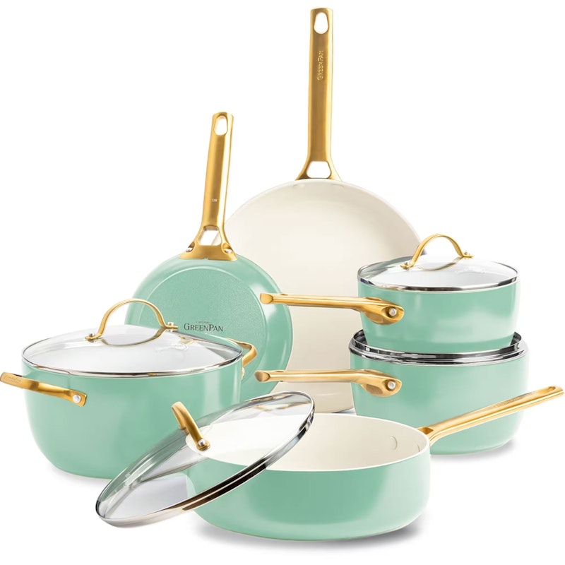 Padova Reserve Pottenset Pak van 6, Pastel Green