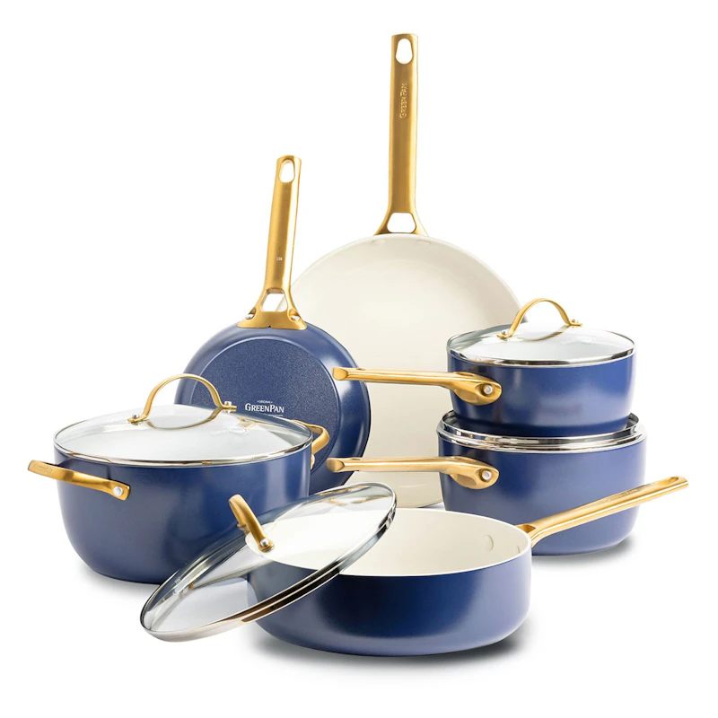 Padova Reserve Pottenset Pak van 6, Oxford Blue