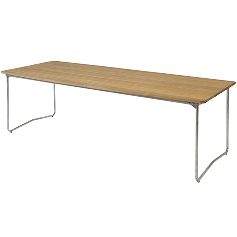 B31 Tafel 92x230 cm, Geolied Eiken / Thermisch Verzinkt Staal