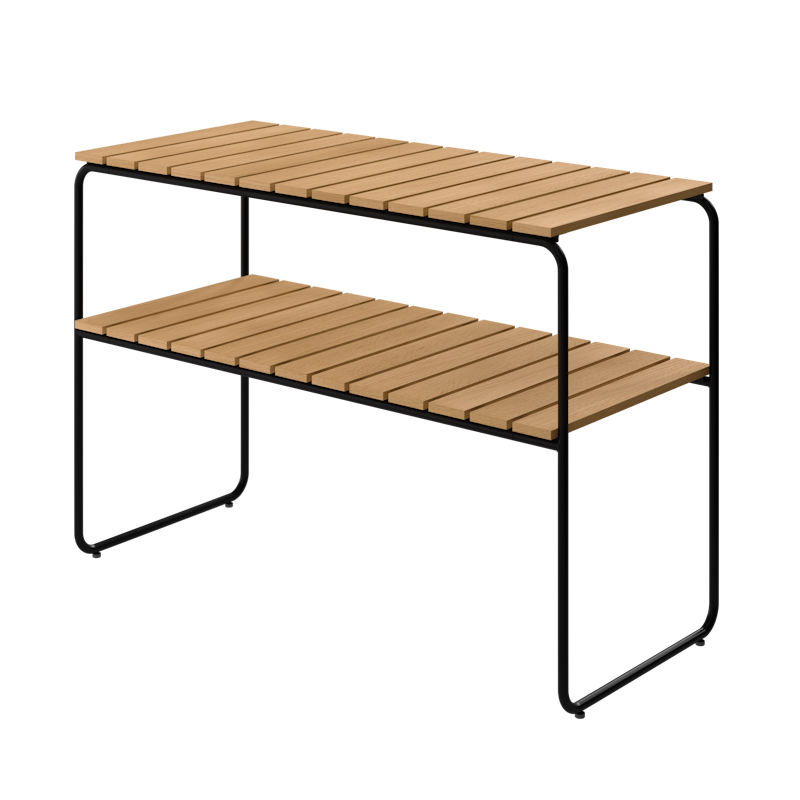 L105 Consoletafel, Geolied Eiken / Zwart