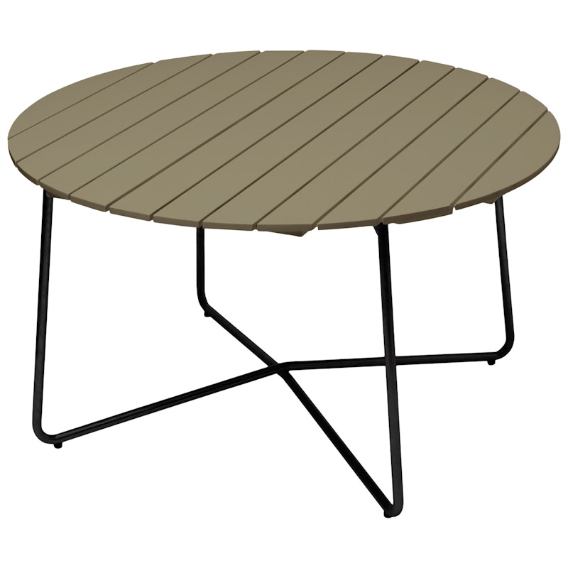 9A Tafel Ø120 cm, Lichtgroen / Zwart