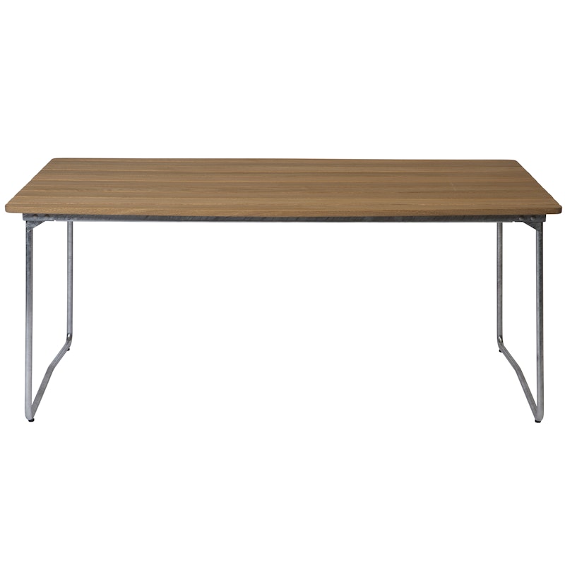 B31 Tafel 92x170 cm, Geolied Eiken / Thermisch Verzinkt Staal