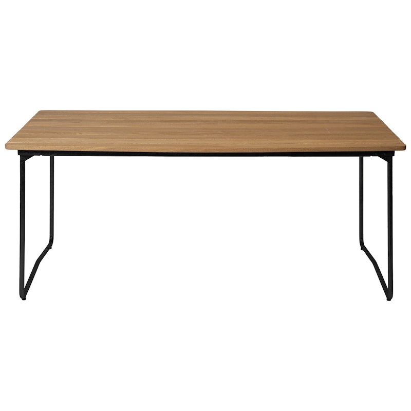 B31 Tafel 92x170 cm, Geolied Eiken / Zwart