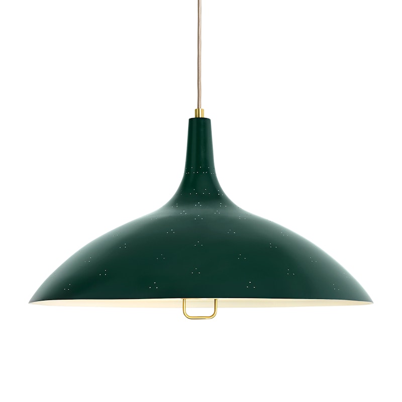 1965 Pendant, Brass/Green