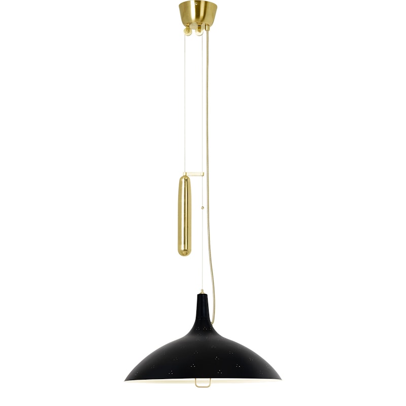 A-1965 Pendant, Brass/ Black