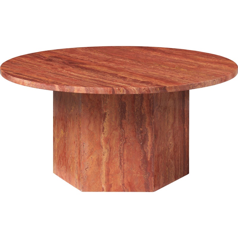 Epic Salontafel Rond 80 cm, Burnt Red