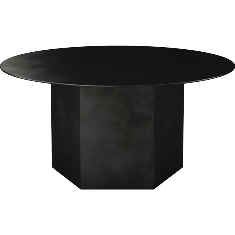 Epic Koffietafel Ø80 Staal, Midnight Black