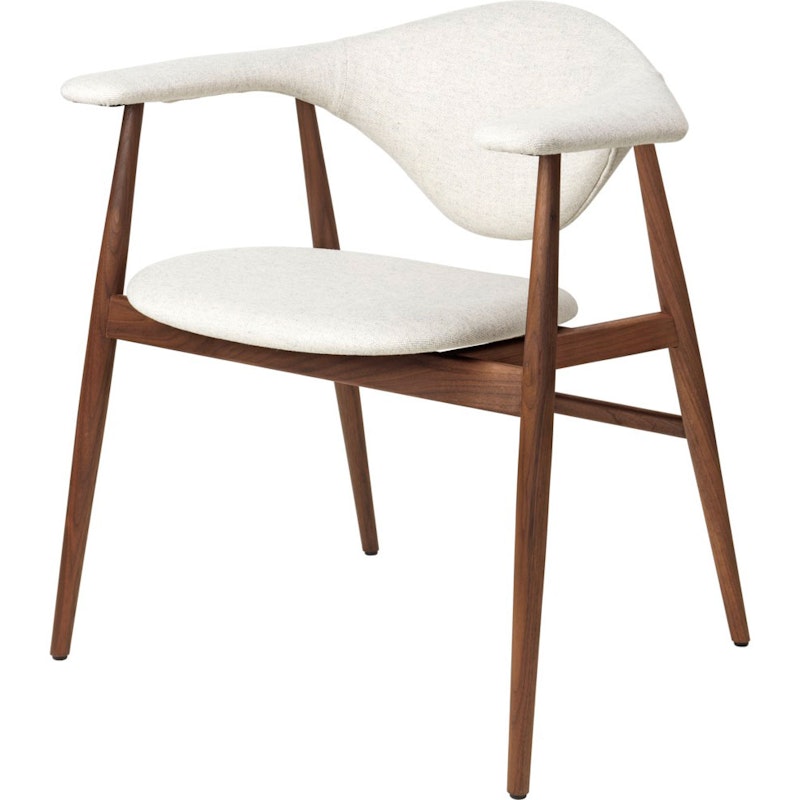 Masculo Eetkamerstoel, Geolied Walnoothout / Plain 0026