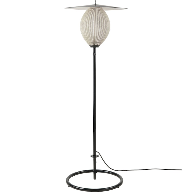 Satellite Vloerlamp Voor Buiten, Cream White Semi Matt