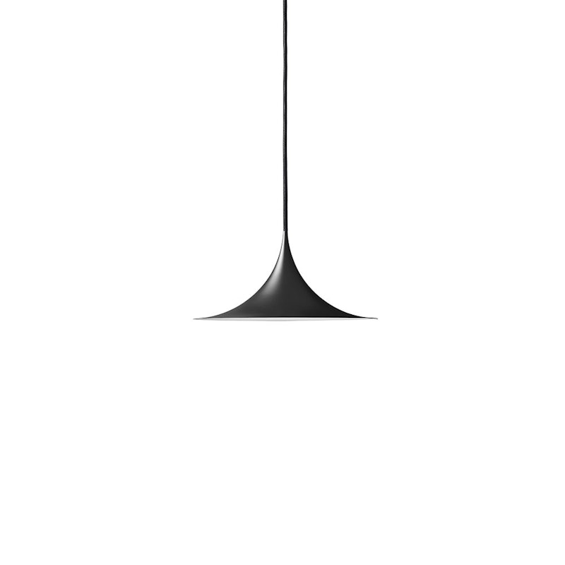 Semi Hanglamp Ø 30 cm, Mat Zwart