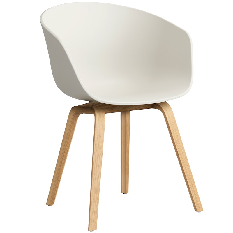 ACC 22 2.0 Fauteuil, Gelakt Eiken / Melange Cream