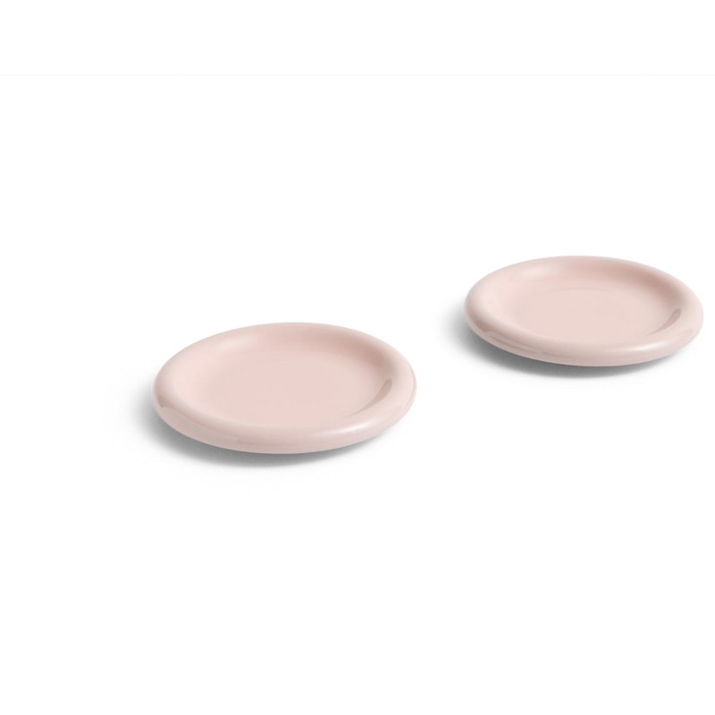 Barro Plate Set of 2 Ø18 cm, Pink