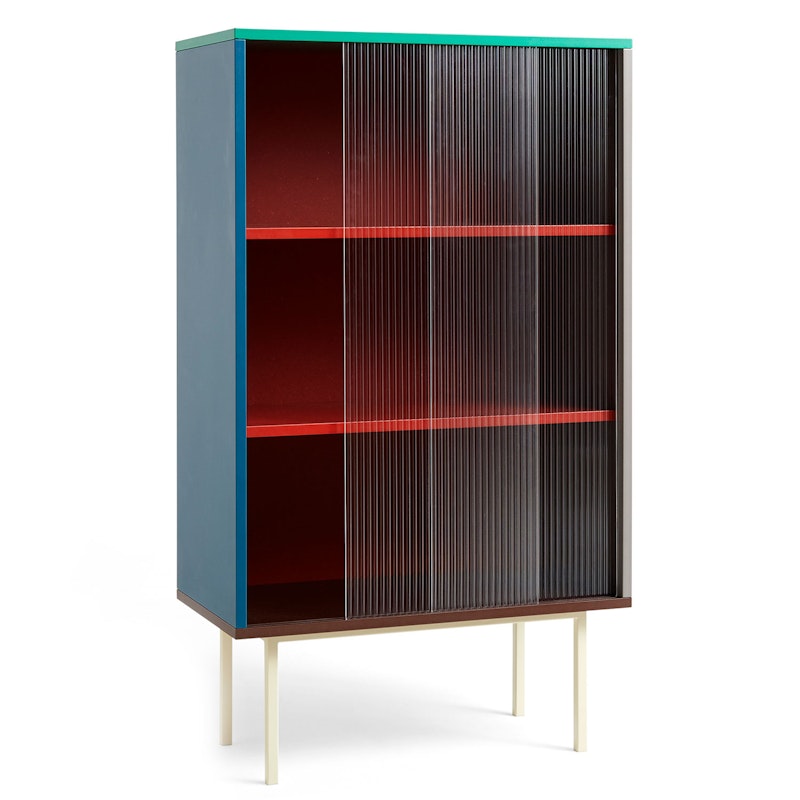 Colour Cabinet Vitrinekast, Glazen Deur / Multi