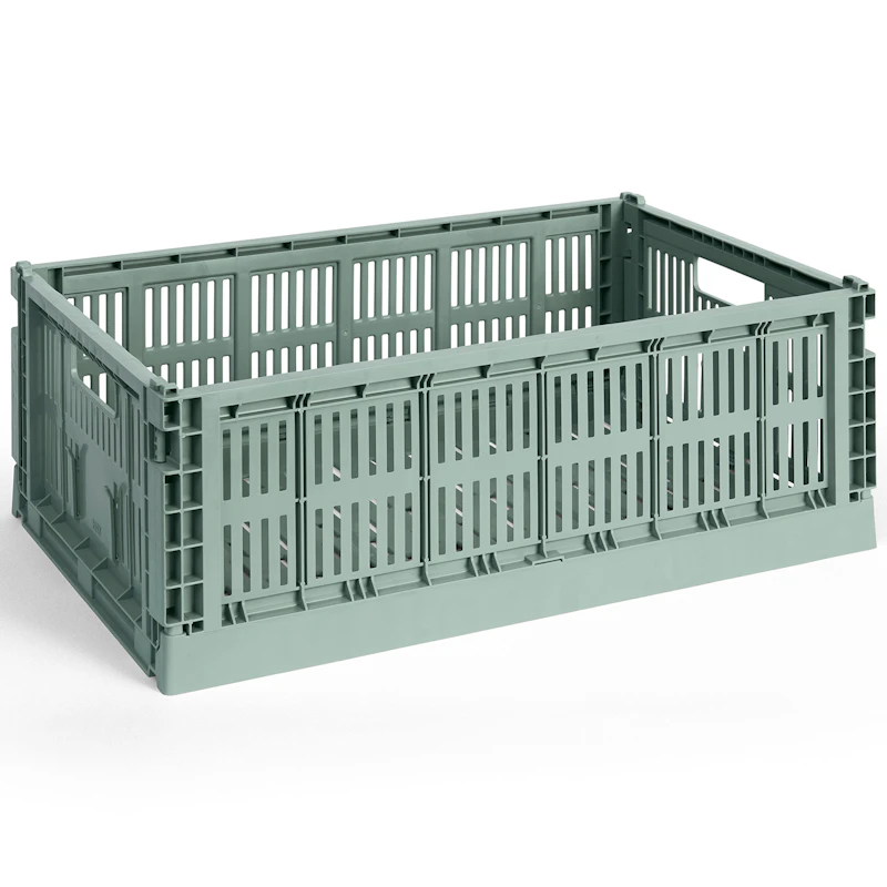 Colour Crate Large Opslag, Sage Green