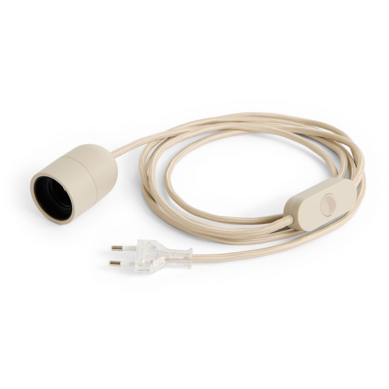 Common Snoerset Voor Een Tafellamp, Beton Grey