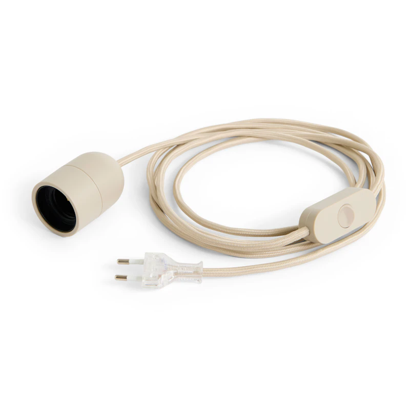 Common Snoerset Voor Een Tafellamp, Beton Grey