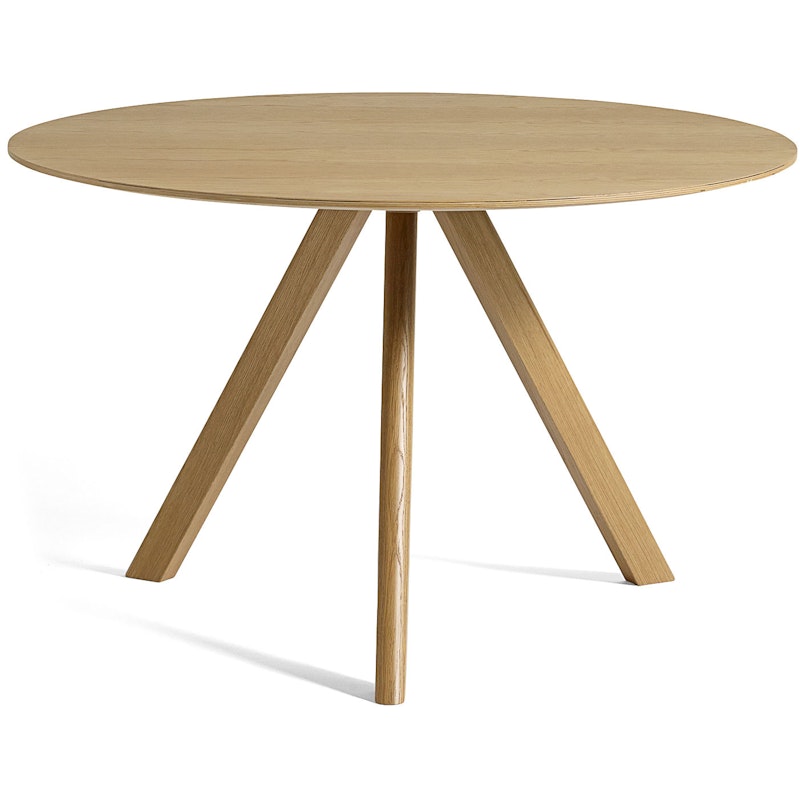 CPH 20 2.0 Tafel Ø120 cm, Gelakt op waterbasis Eiken