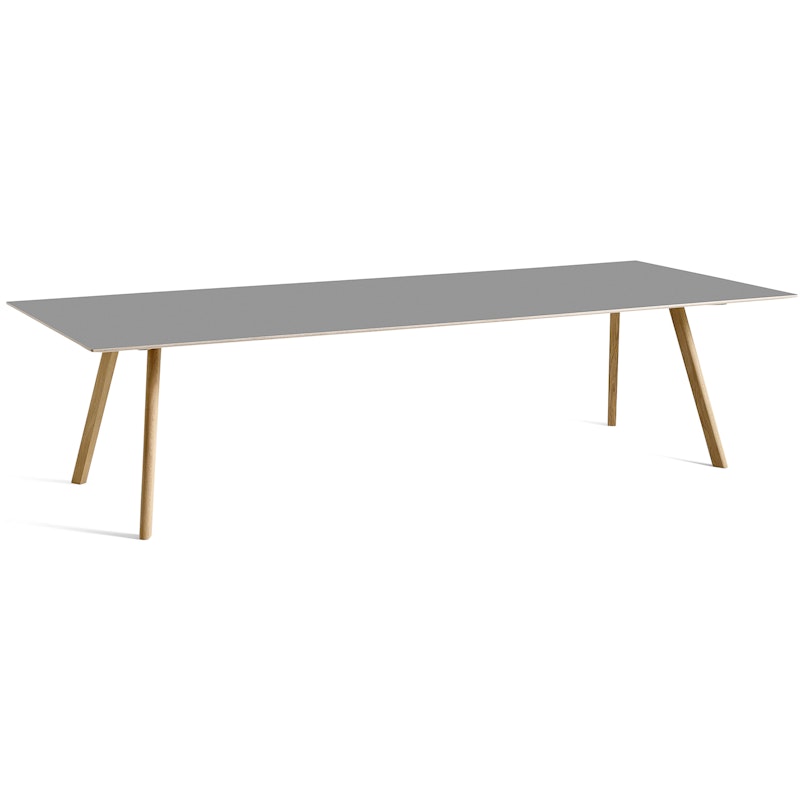 CPH 30 2.0 Tafel 300x90 cm, Gelakt Eikenhout Op Waterbasis / Grijs Linoleum