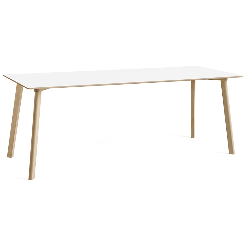 CPH Deux 210 2.0 Tafel 75x200 cm, Pearl White / Onbehandelde Beuk