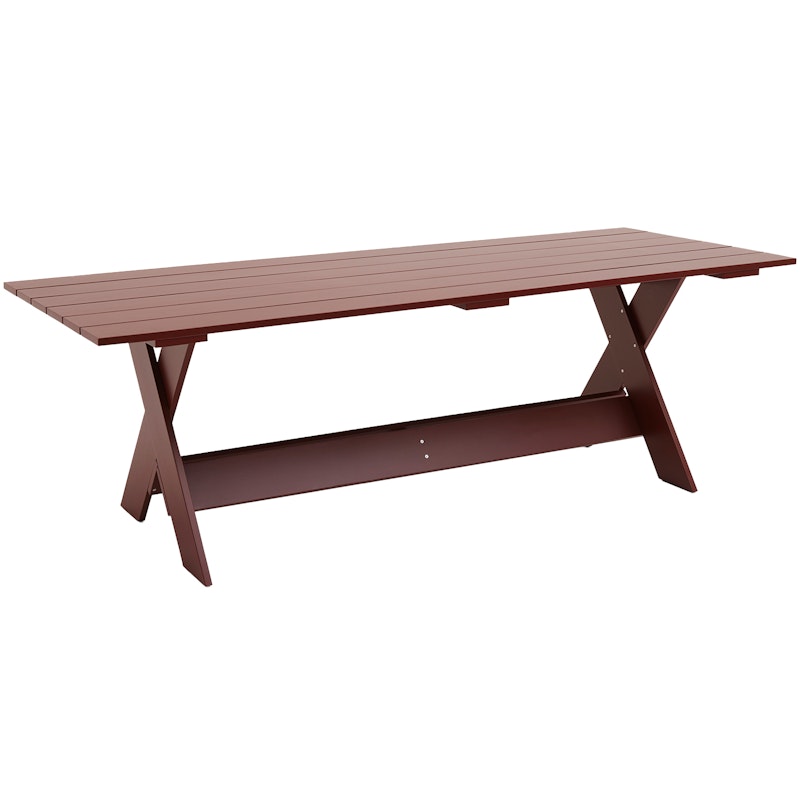 Crate Eettafel 90x230 cm, Iron Red