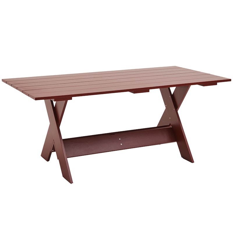 Crate Eettafel 90x180 cm, Iron Red