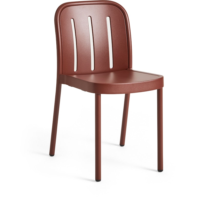 Deville Chair, Iron red powder coated aluminium
