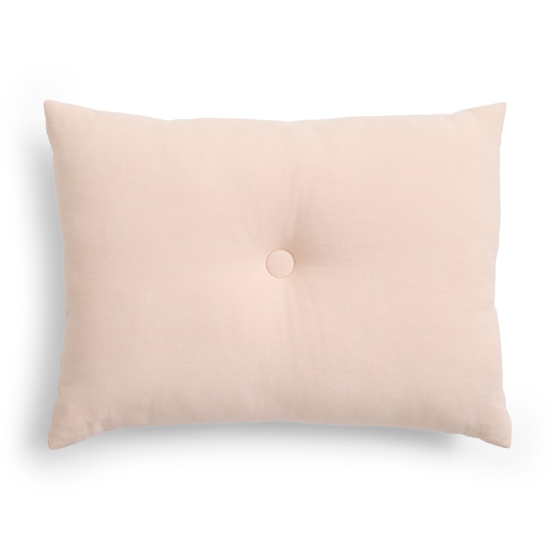 Dot Kussen Linen 45x60 cm, Strawberry Milkshake