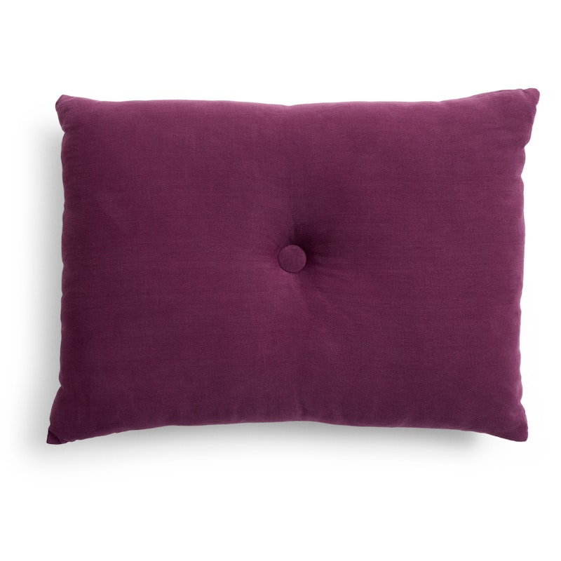 Dot Kussen Linen 45x60 cm, Burgundy