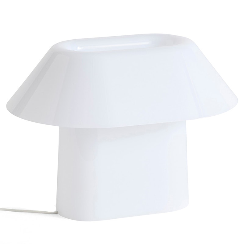 Drome Table Lamp, Opal White