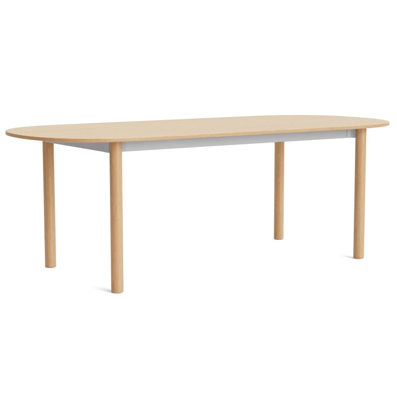 Annex Tafel Langwerpig 95x220 cm, Gelakt Eiken