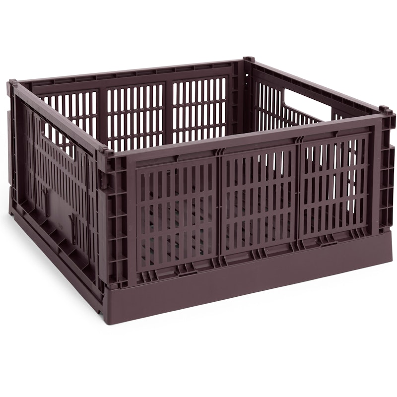 Colour Crate Large Square Opslag, Bordeaux