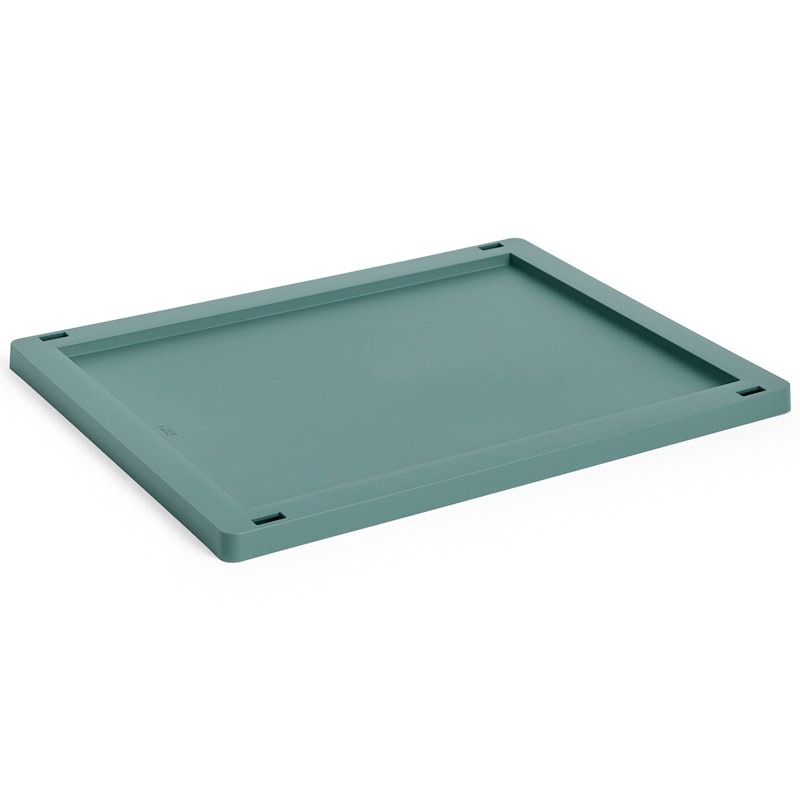 Colour Crate Plastic Medium Deksel, Dark Green