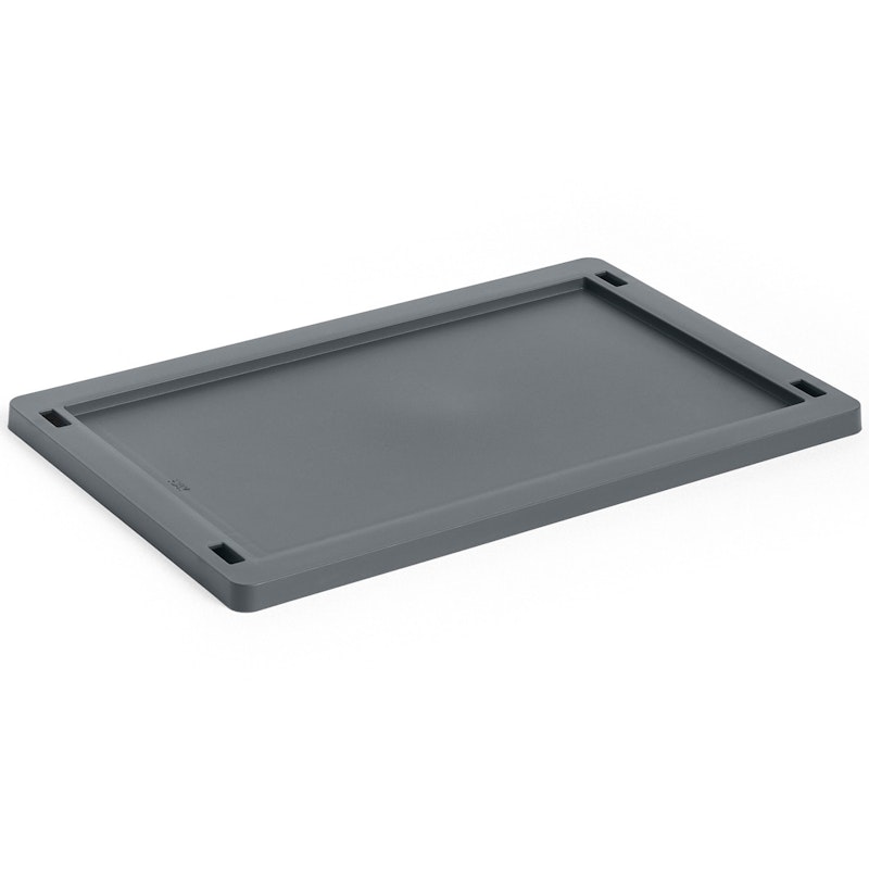 Colour Crate Plastic Small Deksel, Charcoal