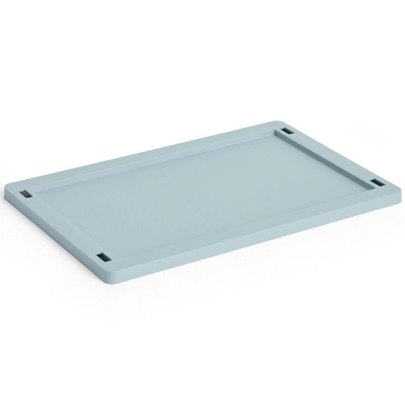 Colour Crate Plastic Small Deksel, Dusty Blue