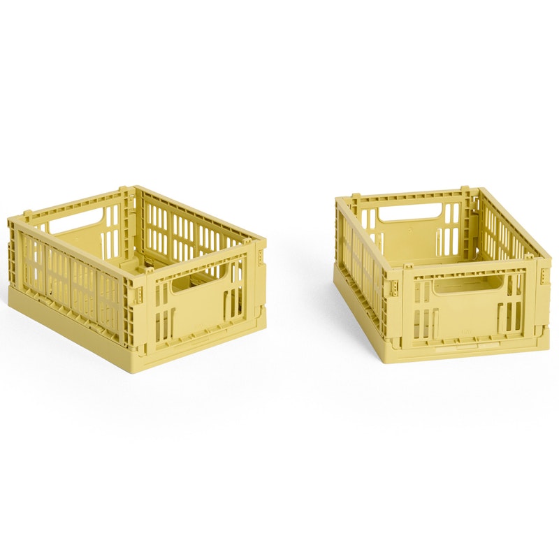 Colour Crate Mini Opslag Pak van 2, Dusty Yellow