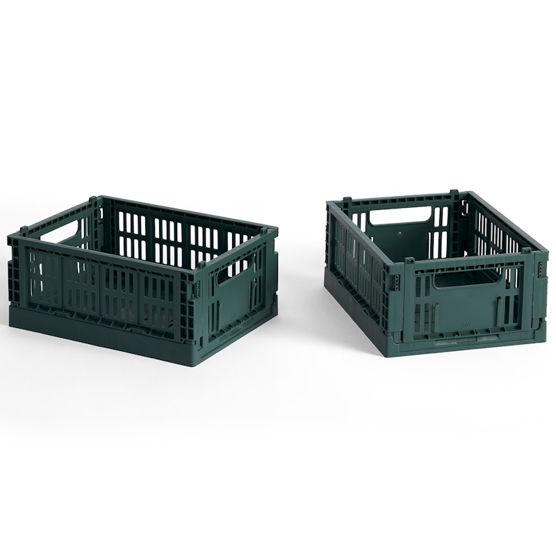 Colour Crate Mini Opslag Pak van 2, Dark Green