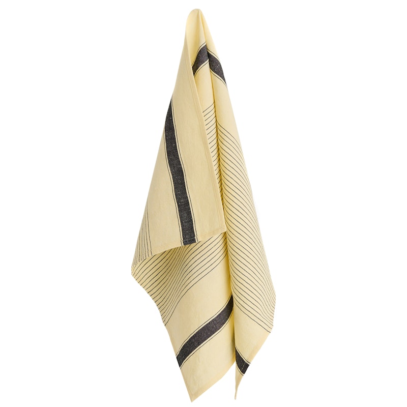 Linear Theedoek 52x80 cm, Soft Yellow