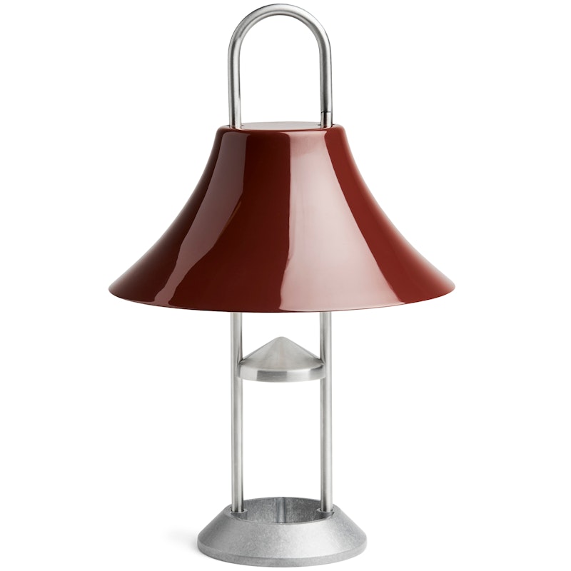 Mousqueton Draagbare Tafellamp, Iron Red